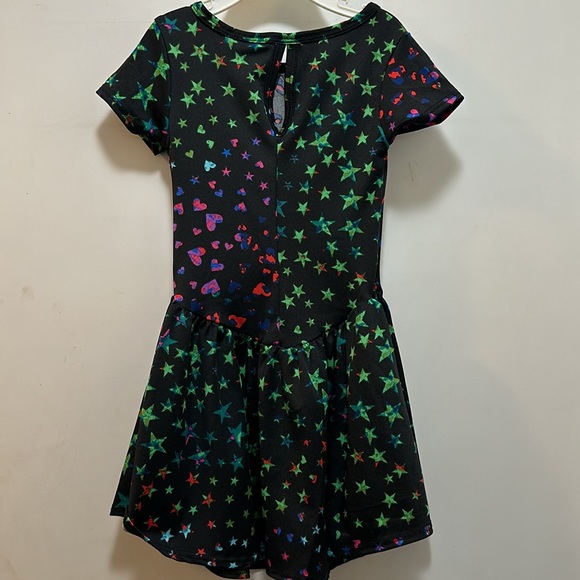 Dot Dot Smile dress size 2T drop waist black with colorful stars - NWOT! - Picture 3 of 5
